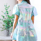Nova Night Out Tiered Bubble Sleeve T Shirt Dress