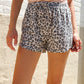 Be Bold Taupe Animal Print French Terry Pocket Shorts