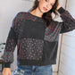 Lazy Daisies Charcoal Pullover