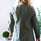 Read Between the Lines Olive Button Cotton Tunic
