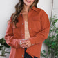 Peaceful Threads Burnt Orange Jacket