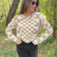 PREORDER: All Checkered Out Sweater in Four Colors