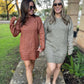 PREORDER: So Delightful Cable Knit Sweater Dress in Four Colors