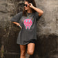 Antisocial Neon Smiley Tee