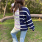 PREORDER: Exceptional Thought Striped Patchwork Sweater in Three Colors