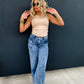 PREORDER: Charlie Cinch Hem Wide Leg Jeans