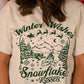 Winter Wishes & Snowflake Kisses Tee