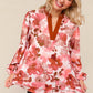 On Blossom Lane Floral Blouse