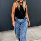 PREORDER: Charlie Cinch Hem Wide Leg Jeans