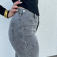 PREORDER: Grey Clover Front Pocket Jeans