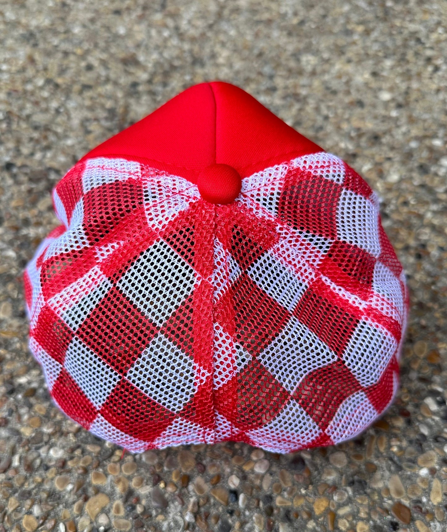 **SALE** RTS Red Checkered Trucker Hat