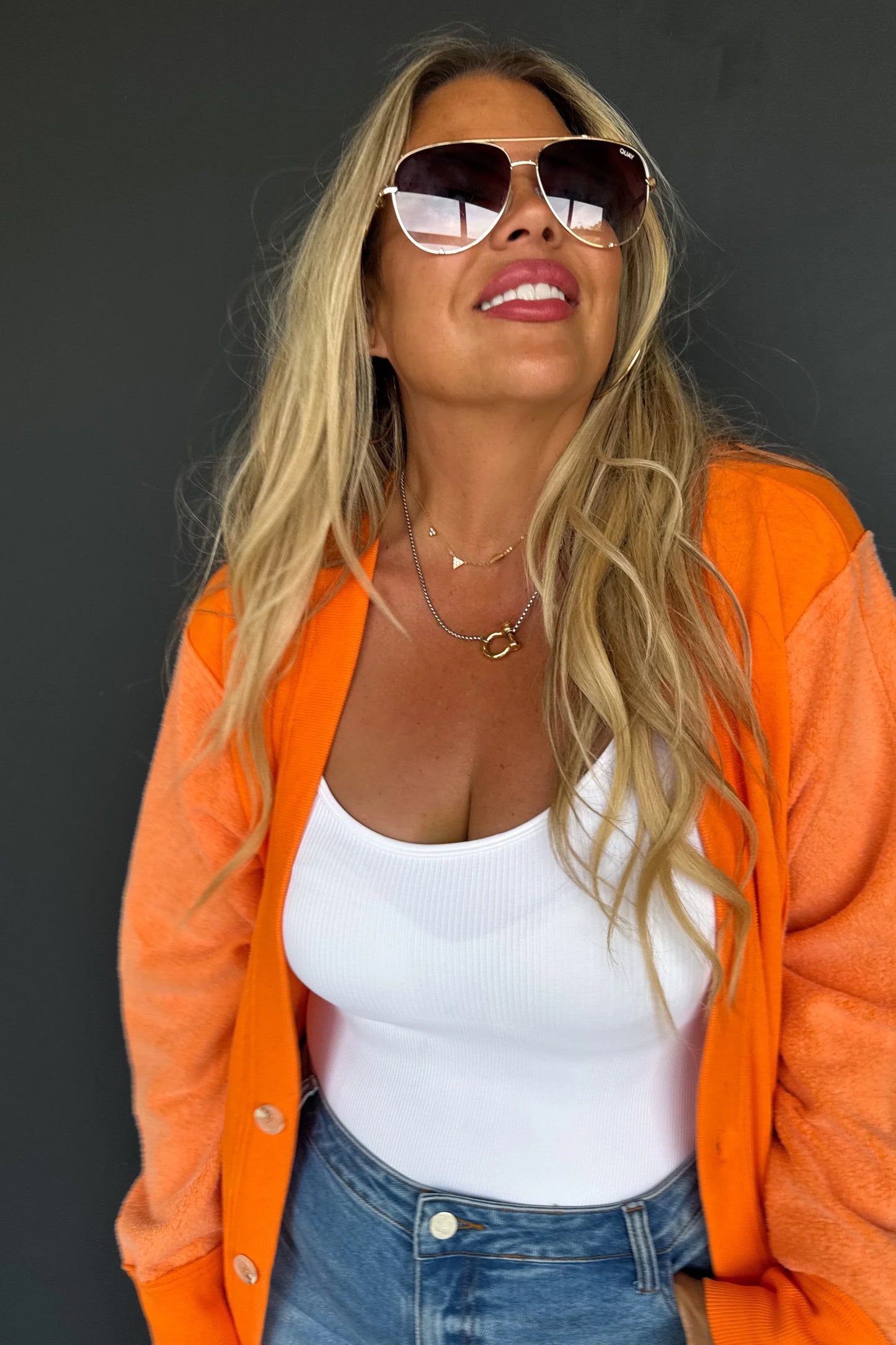 PREORDER: Desi Sweatshirt Cardigan