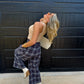 PREORDER: Cayla Crop Plaid Pants in Two Colors