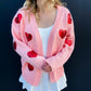 PREORDER: Be Mine Sequin Heart Cardigan in Three Colors