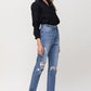 Super High Rise Stretch Mom Jeans