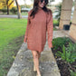 PREORDER: So Delightful Cable Knit Sweater Dress in Four Colors