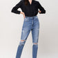 Super High Rise Stretch Mom Jeans