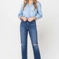 Super High Rise Straight Leg Jeans