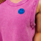 A Few of My Favorite Things Round Neck Tank in Fuchsia