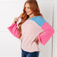 A-Tisket A-Tasket Color Block Pullover