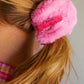 Barbie Pink Furry Scrunchie