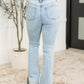Alexis High Rise Control Top Slit Hem Slim Bootcut Jeans