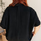 Because I Said So Dolman Sleeve Top in Black