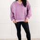 Beyond the Basics Pullover in Violet