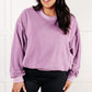 Beyond the Basics Pullover in Violet