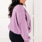 Beyond the Basics Pullover in Violet
