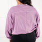 Beyond the Basics Pullover in Violet