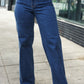 Judy Blue Medium Wash High Waist Wide Leg Jeans