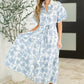 Budding Romance Collared Button-Down Dress