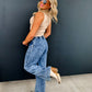 PREORDER: Charlie Cinch Hem Wide Leg Jeans