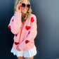 PREORDER: Be Mine Sequin Heart Cardigan in Three Colors