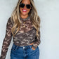 PREORDER: Camo & Cheetah Dress it Up Mesh Top