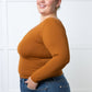 Bring in the Basics Seamless Reversible V-Neck Caramel