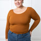 Bring in the Basics Seamless Reversible V-Neck Caramel