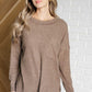 Casual Tuesday Ribbed Knit Sweater in Mocha