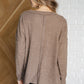 Casual Tuesday Ribbed Knit Sweater in Mocha