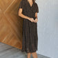 Cause a Scene Surplice Neck Dress