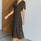 Cause a Scene Surplice Neck Dress