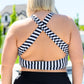 Cayman Islands Striped Swim Top