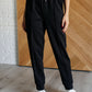 Center Seam Scuba Joggers in Black