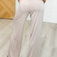 Chase the Pace Wide Leg Bottom in Taupe