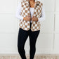 Check it Out Checkered Fleece Vest