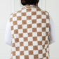 Check it Out Checkered Fleece Vest