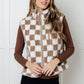 Check it Out Checkered Fleece Vest