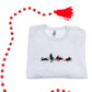 PREORDER: Christmas Cats Embroidered Sweatshirt