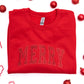 PREORDER: Embroidered Merry Glitter Applique Sweatshirt